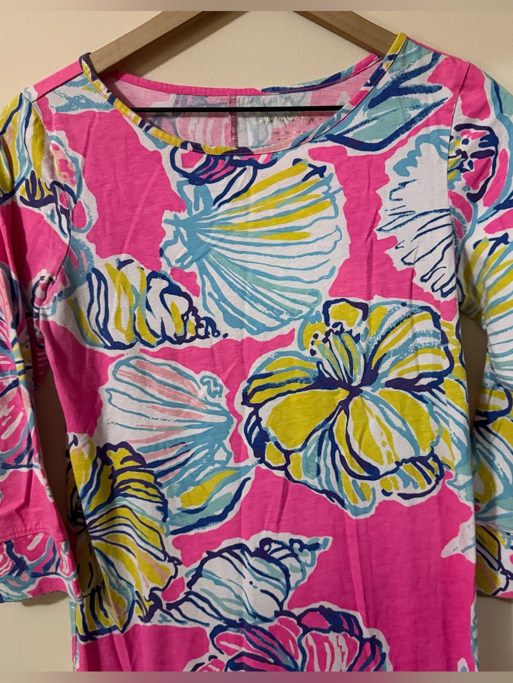 Lilly Pulitzer Womens Floral Pink Dress Size Small Summer - Picture 6 of 7